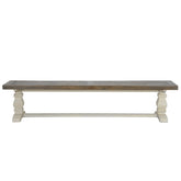 Classic Home Caleb 83" Bench Lark Brown/Classic Ivory Model 53004040